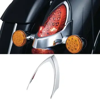 

Motorcycle Rear Tail Light Top Trim Cover Cap For Indian Chieftain Roadmaster Springfield