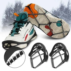 Universal Non-Slip Ice Cleats Shoes for Adult Spikeless Coil Design for Ice Fishing Walking Snow Shoveling Running Hiking