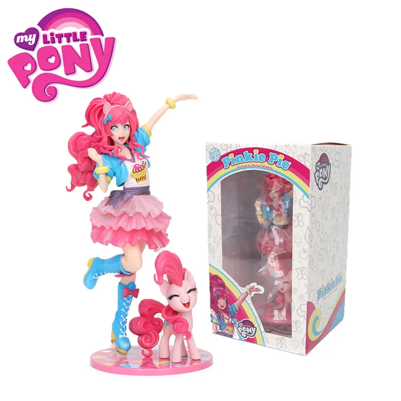 Exclusif 8-20cm mon petit poney jouets Pinkie Pie Bishoujo Statue PVC figurines à collectionner modèle poupées jouets