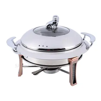 

stainless steel alcohol stove household /commercial small chafing dish solid fuel boilersmall dry hot pot apple pot 20/22cm