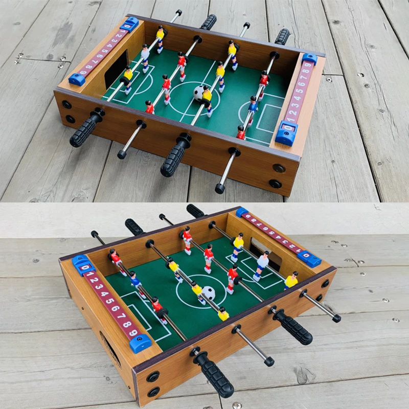 Деревянная футбольная машина Настольный футбольный мяч Fussball Крытая игра Foosball развлекательная футбольная машина части настольные футбольные игрушки