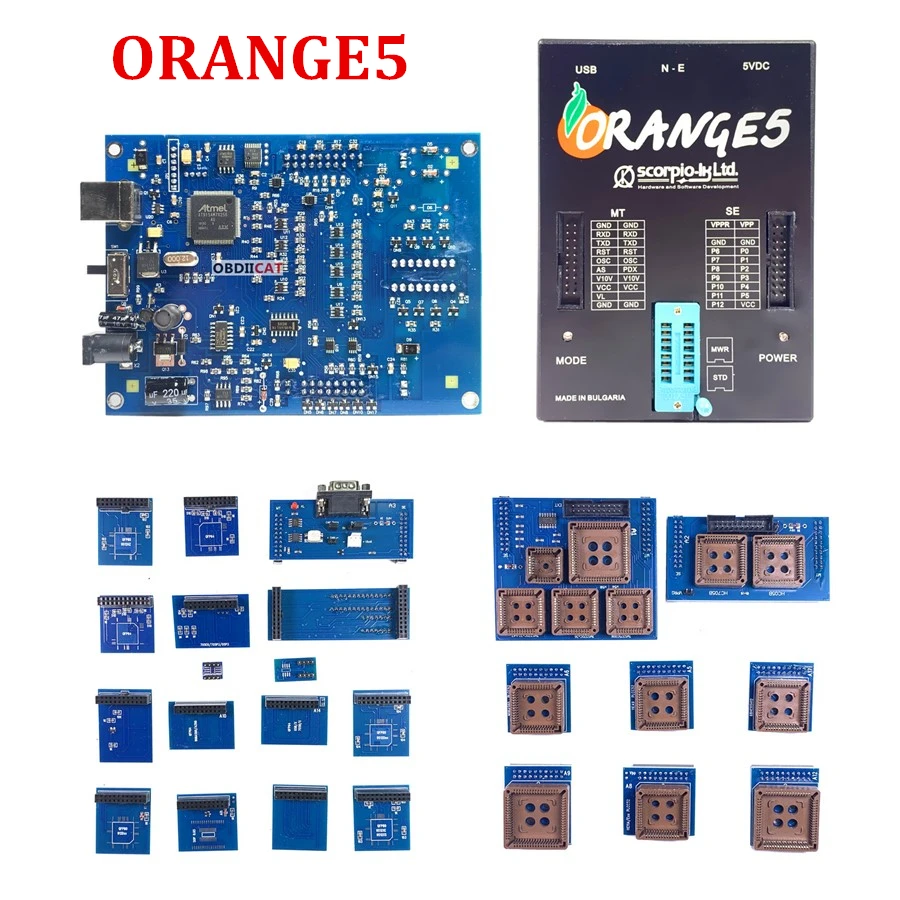 Новое программирующее устройство OEM Orange5 plus с полным комплектом оборудования +