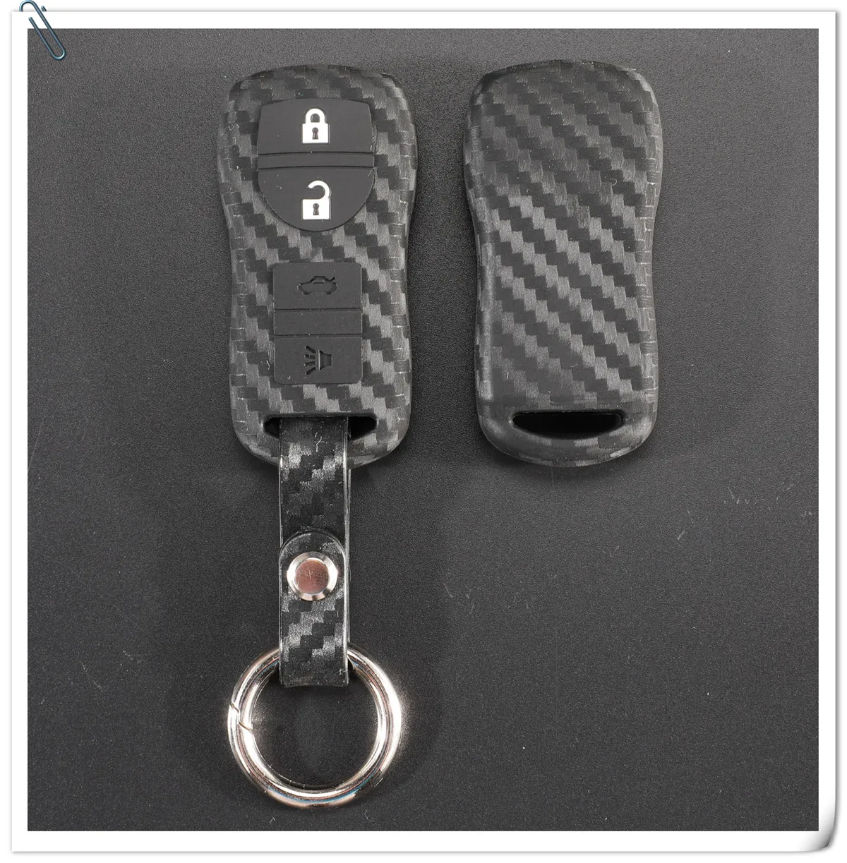 Keyforkess custodia portachiavi in Silicone per Nissan Infiniti Xterra Frontier Muranon PATHFINDER TITAN Fob 3/4 pulsanti copertura chiave auto 4 Keyforkess custodia portachiavi in Silicone per Nissan Infiniti Xterra Frontier Muranon PATHFINDER TITAN Fob 3/4 pulsanti copertura chiave auto - Hf0f297c2ed0c4fa196e4c3219caf4076P