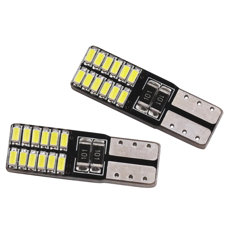 1 шт. Авто W5W светодиодный T10 194 168 Canbus 24 smd светодиодный светильник Автомобильная Передняя Боковая дверь вежливое номерное знак светодиодный свет лампы 12 В автомобильный Стайлинг