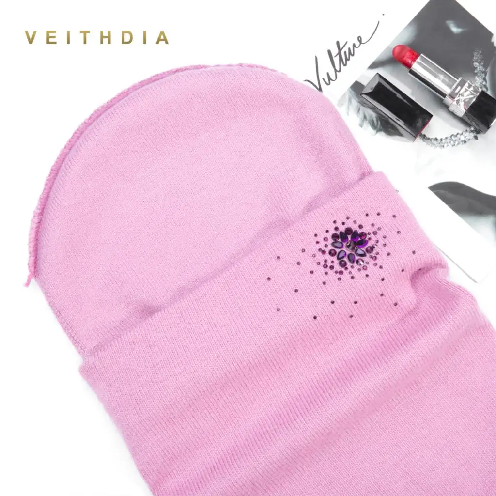 VEITHDIA женские шапки кашемировые повседневные осенне зимние брендовые