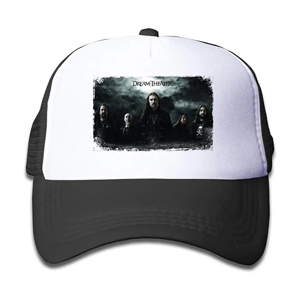 Dream theater прекрасный логотип музыкальной группы Дальнобойщик шляпа бейсбольная Кепка Сетка Черная кепка для мальчиков и девочек
