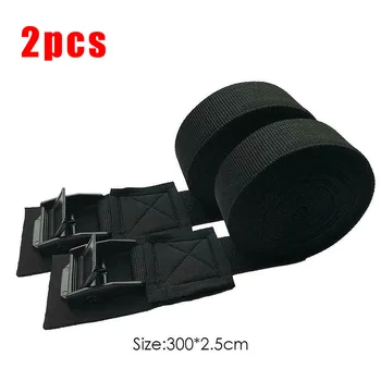 2Pcs 250kg Car Roof Rack Kayak Cam Buckle Lashing Strap Luggage Strap Polyester Quick Release Lashing With Buckle 1