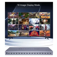 

4K HDMI 16x1 Quad Multiviewer Switcher 16 In 1 Out Seamless Switch Multi Viewer Picture Screen Divider HDTV Display Converter