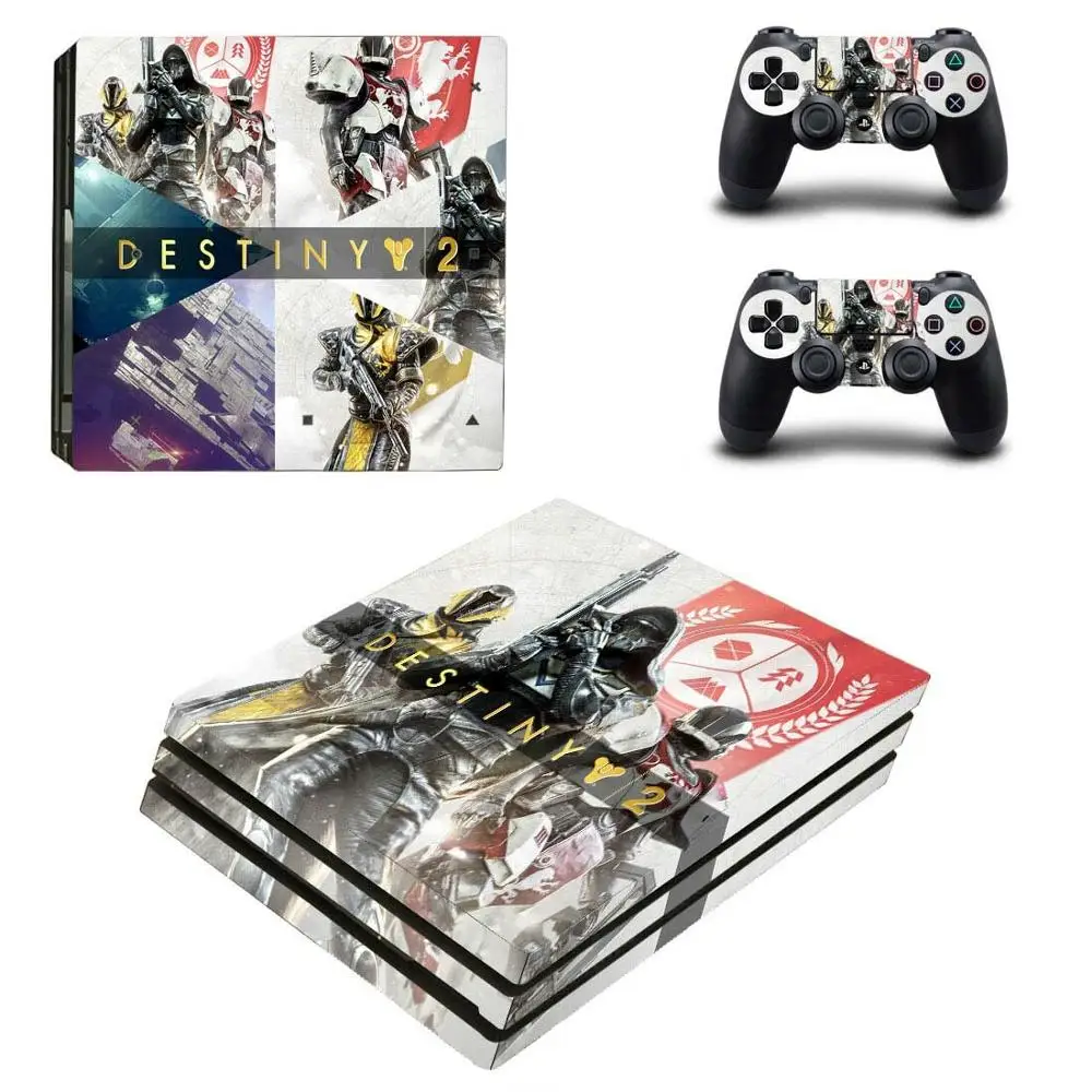 PS4 Pro sticker s Destiny 2 PS 4 Play station 4 Pro виниловые наклейки для playstation 4 Pro консоли и контроллера - Цвет: YSP4P-1687