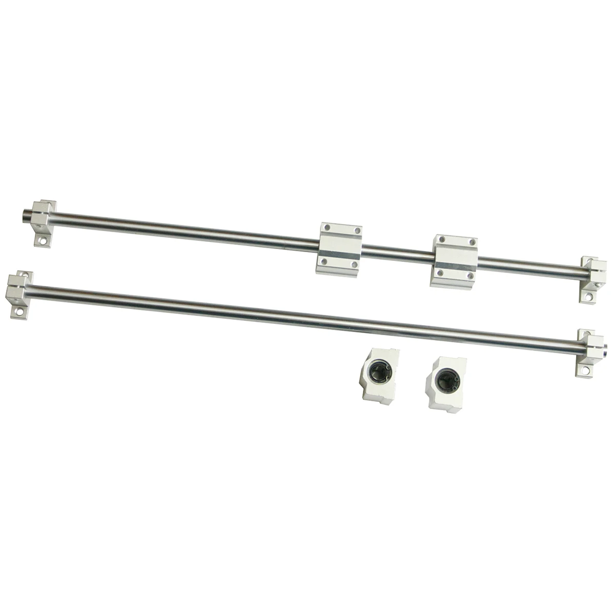 Günstige 10 teile satz Optischen Achse Linear Schiene Welle OD8 10 12mm 200 600mm + SCS8  10 12UU Linear Lager Blöcke + SK8 10 12 Lager Unterstützung