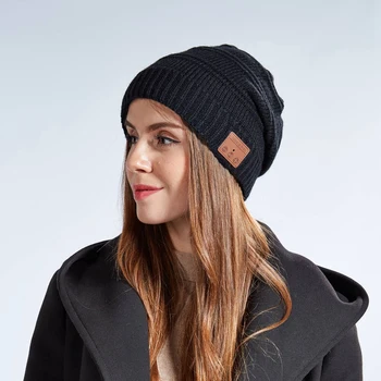 

Top Bluetooth Earphone Music Hat Winter Wireless Headphone Cap Headset with Mic Sport Hat for Meizu Sony Xiaomi Phone Gaming Hea