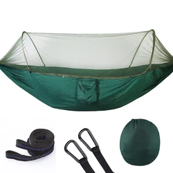 Hamac en tissu Parachute, ouverture rapide et automatique, Type de tente, Camping en plein air, moustiquaire, Anti moustique, nouveauté 