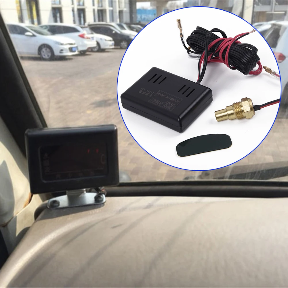 Цифровой дисплей датчик температуры воды комплект обнаружения для 12 24V двигателя