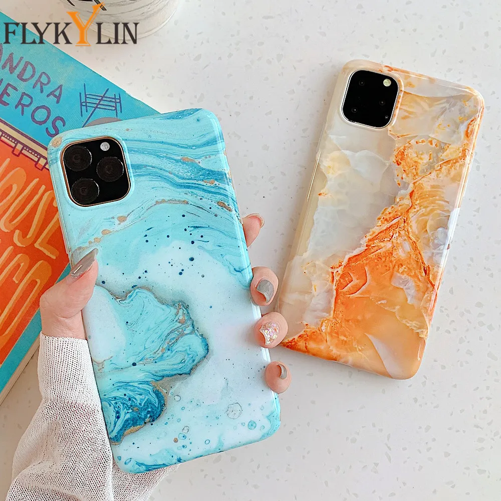 INS Стиль Мрамор чехол подставка для телефона samsung A51 A50 A70 A40 S8 S9 S10 Note 8 9 10 плюс S10E