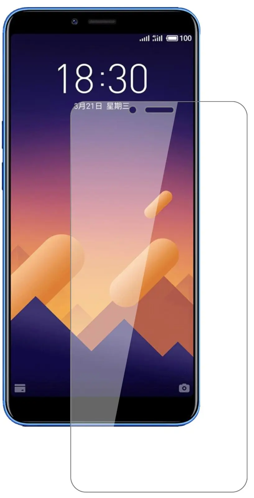 2.5D 9H для Meizu e3 закаленное стекло Защита экрана E3 Защитная пленка чехол | Мобильные