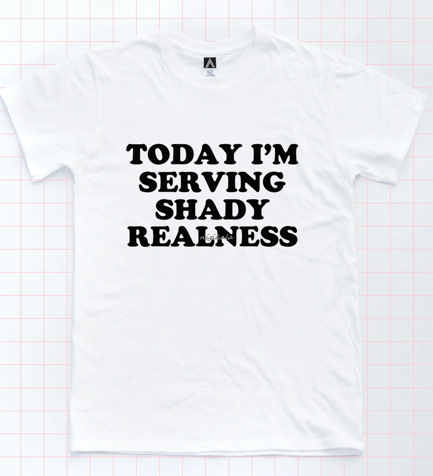 

Shady Realness T-shirt Rupaul Drag Race Fishy Tee Pride LGBT Funny Tumblr Top Low Price Round Neck Men Tees shirts