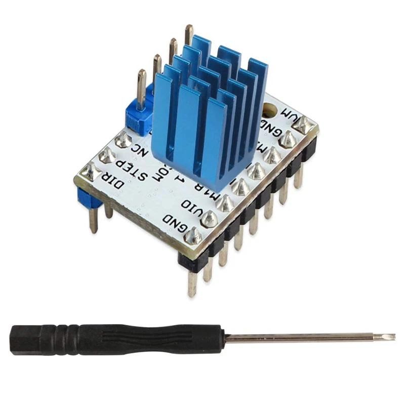 Детали материнской платы для 3d принтера, TMC2130 V1.1 SPI шаговый StepStick мотор бесшумный драйвер с теплоотводом ультра-бесшумный для 3d принтера Co