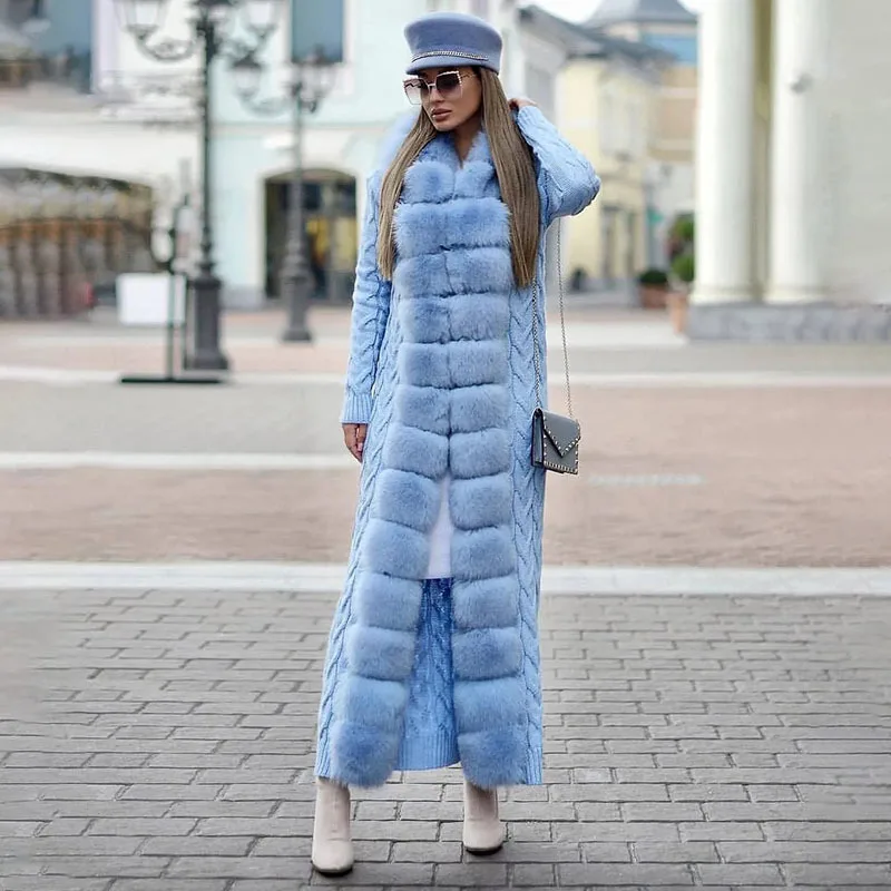 Autumn and Winter New Style Sweater Loose Imitation Fur Coat Casual for  Women