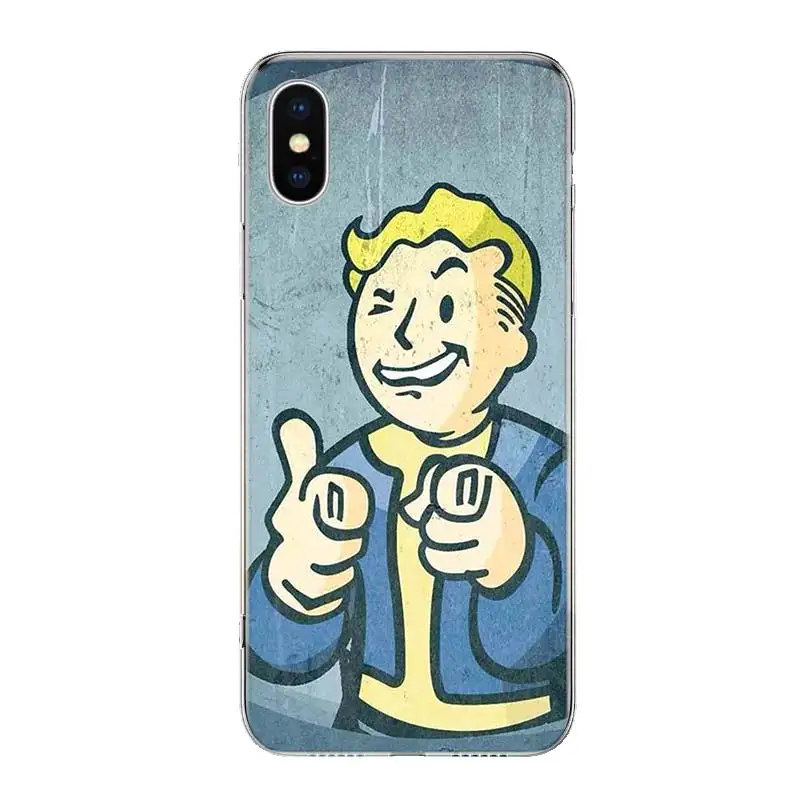 Чехол для телефона fallout new vegas чехол iPhone 11 12 Mini Pro 7 6X8 6S Plus XS MAX + XR 5S SE 10 Ten Art из