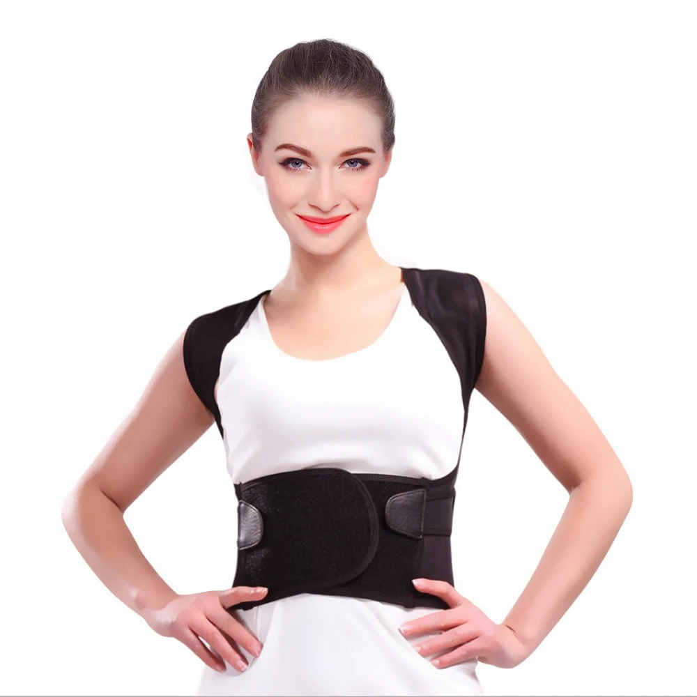 

Adjustable Posture Corrector Therapy Back Brace Support Belt For Men Women Improve Sit Walk Prevent Slouching Health Care Belt