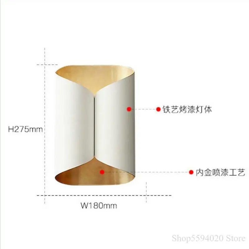 Американский роскошный настенный светильник скандинавский креативный для