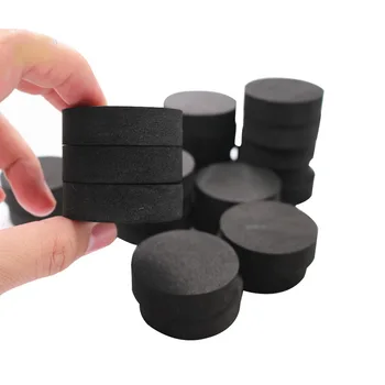 

24/60Pcs Flower Pot Feet Risers Natural Rubber Pot Mat Invisible Plant Pots Risers Pad Flower Pot Feet Black