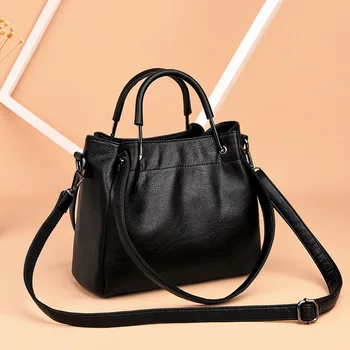 

Women's bag 2020 new Korean fashion wild lady bag retro bucket bag handbag