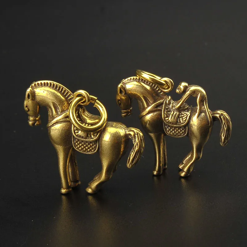horse brass pendants (4)
