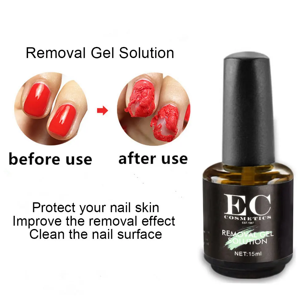 Removal Gel Solution Гелевый УФ-гель для ногтей, магический очиститель для удаления осколков, очиститель для нейл-арта, ацетон, средство для удаления клея, акриловый праймер для очистки ногтей - Цвет: Removal Gel Solution