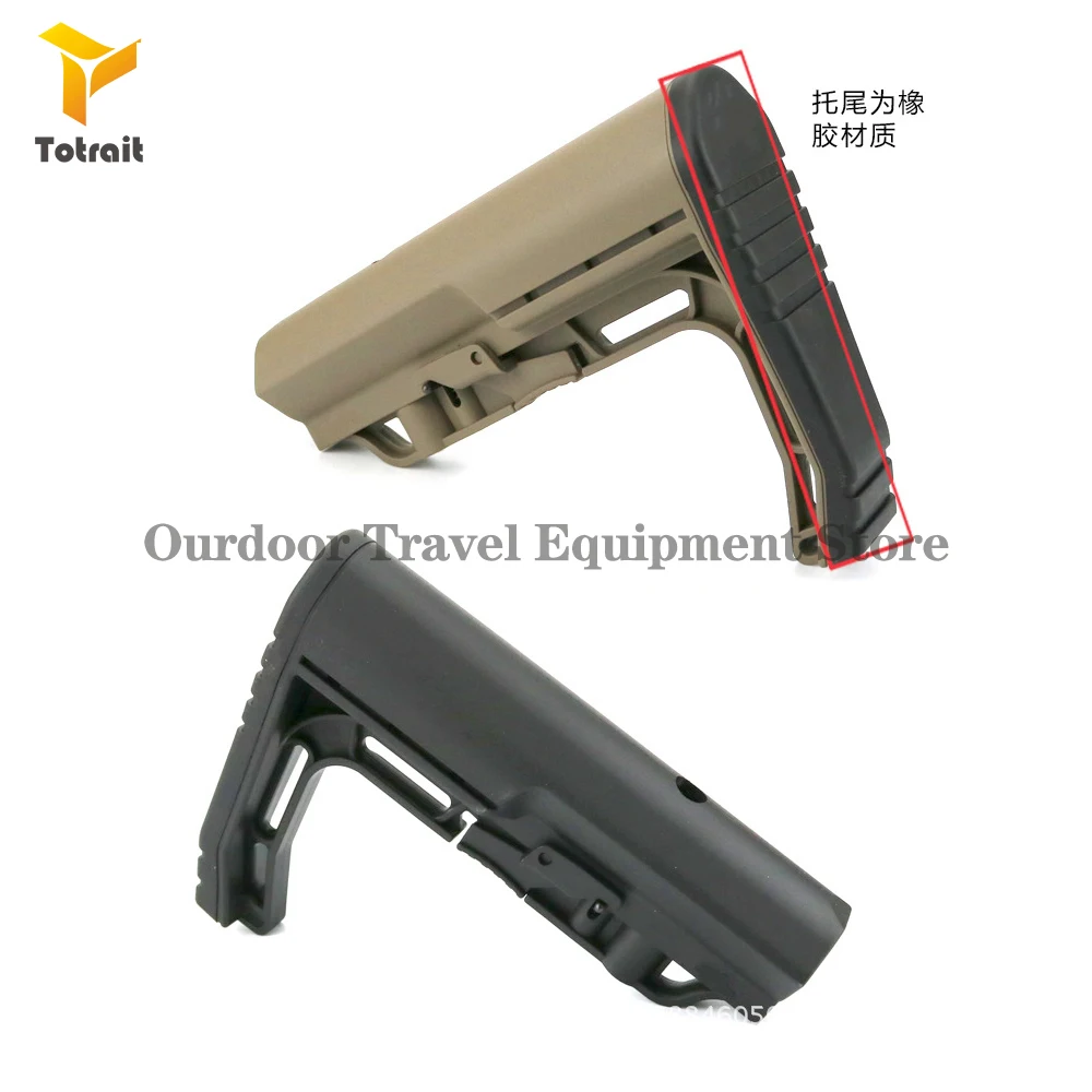 

TOtrait New Camping Components Tactical Stock Mission Adjustable Stock Mil Airsoft MFT After Care Back Nylon Hunting Minimalist