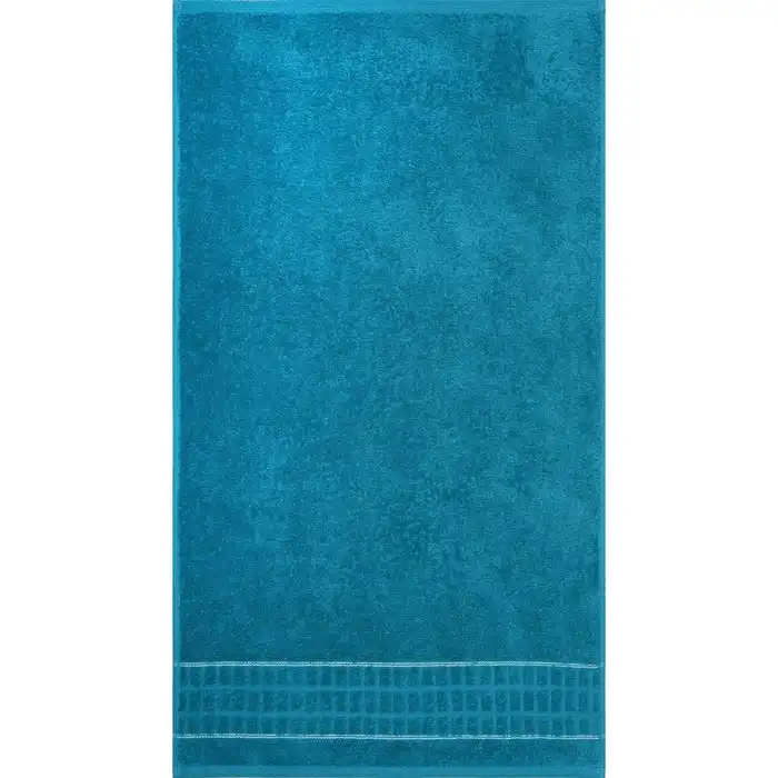 منشفة تيري ميغابوليس 50x90 سم لون تركواز غامق 400 G M2 منتجات المنزل والمطبخ منشفة Face Towels Aliexpress