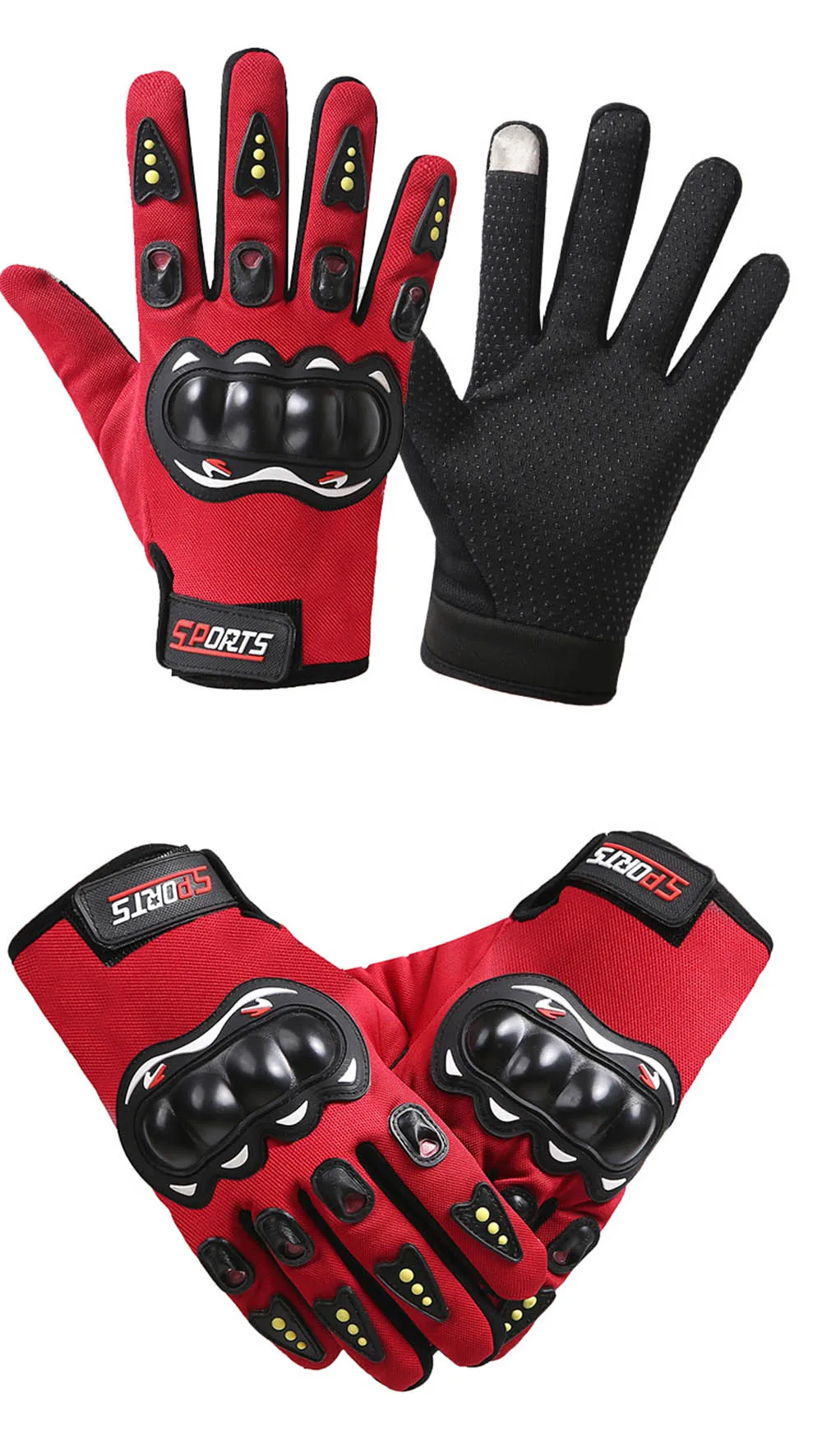 Unisex Touchscreen Cycling Gloves Men Women MTB Road Bike Bicycle Anti-slip Outdoor Sports Motorcycle Full Finger Gloves BC0472 (9)