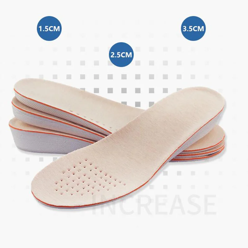 Стельки для обуви для мужчин и женщин, коврик для обуви EVA Hipoly, увеличивающий рост, дышащие опоры для ног, ортопедические для ног - Цвет: 1.5MM SIZE 41-45