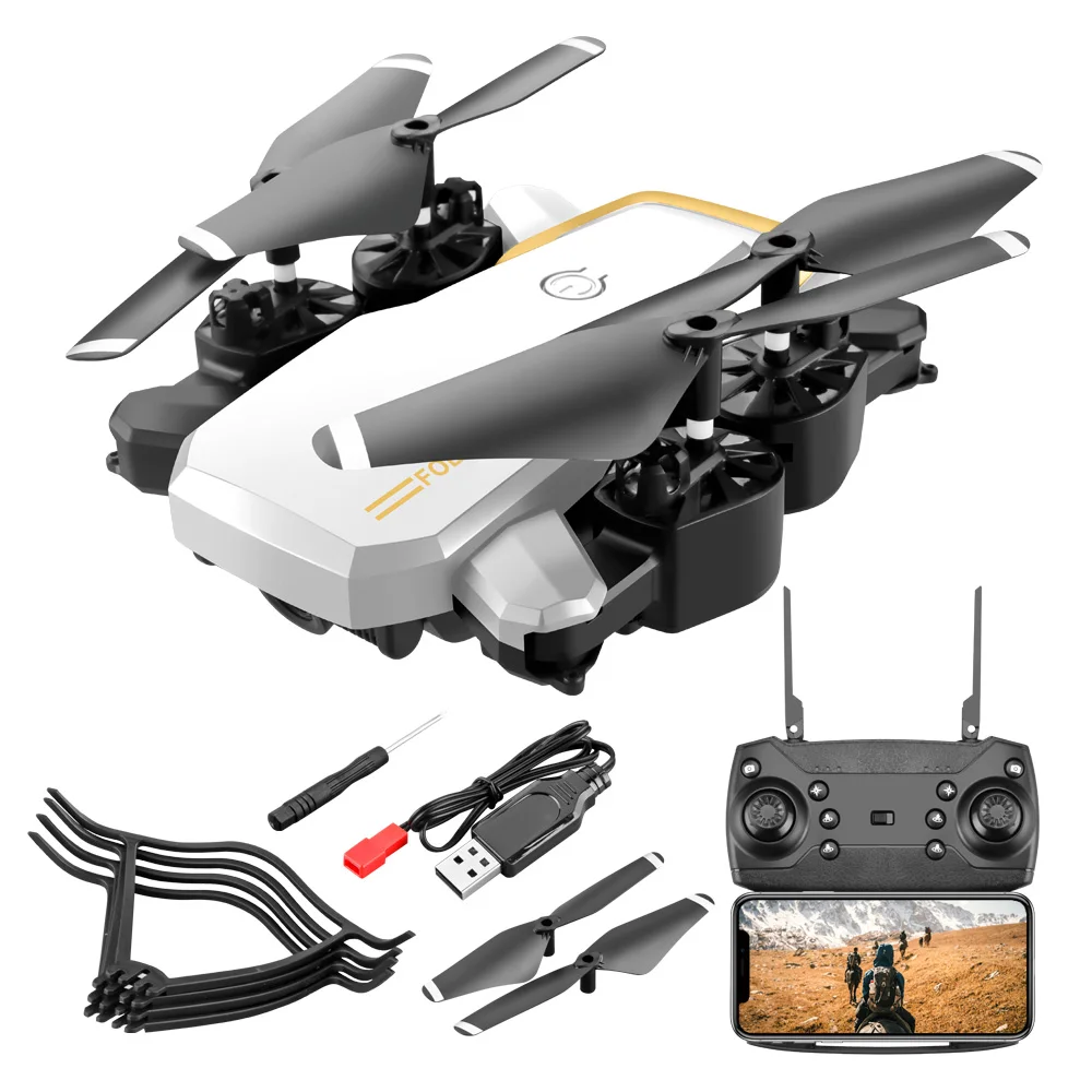 

RC Drone 4K cбmara de flujo уptico 1080P Cбmara dual de HD de vнdeo aйreo RC Quadcopter aviones Quadrocopter juguetes chico