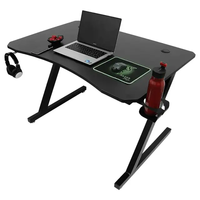 E-Sports Gaming Desk with Cup Holder & Headphone Stand 1