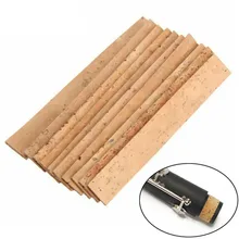 10 шт./лот кларнет пробка 81X11X2 мм Bb Joint пробки листы для саксофонов Музыкальные инструменты аксессуары