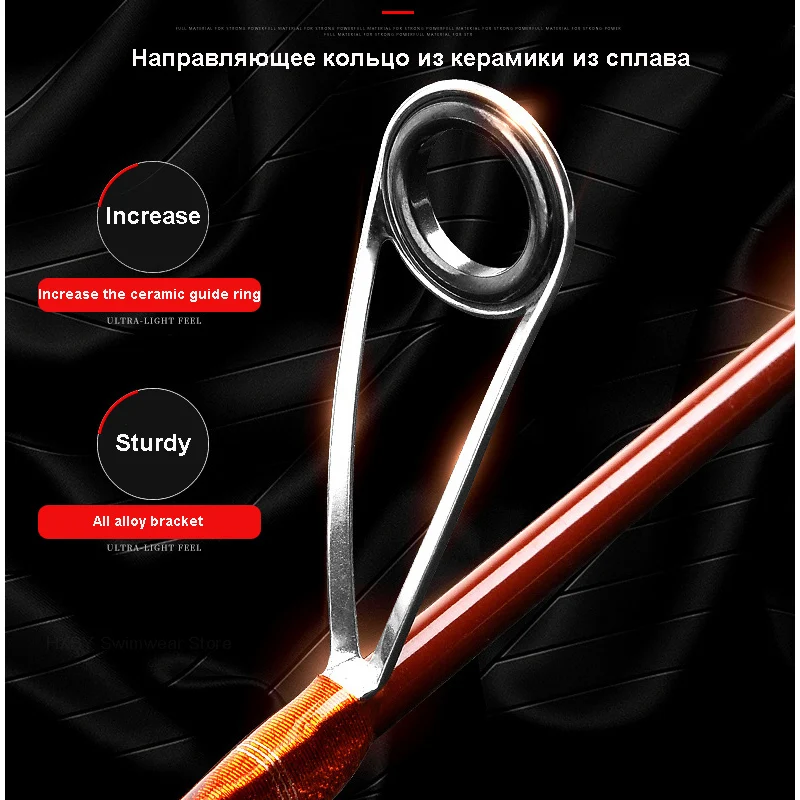 Спиннинг ультра легкие 1,8 м спиннинговые удочки 2 наконечника UL& L power 2 карбоновые вставки удочка