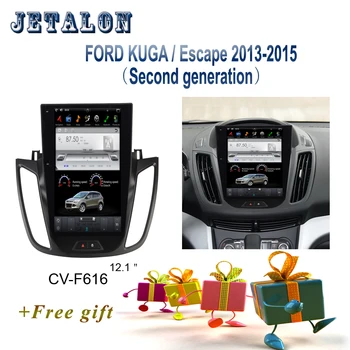 

12.1“ IPS Screen Tesla style Car GPS Navigation For FORD KUGA Escape 2013 car radio bluetooth multimedia player PX6 Car Android