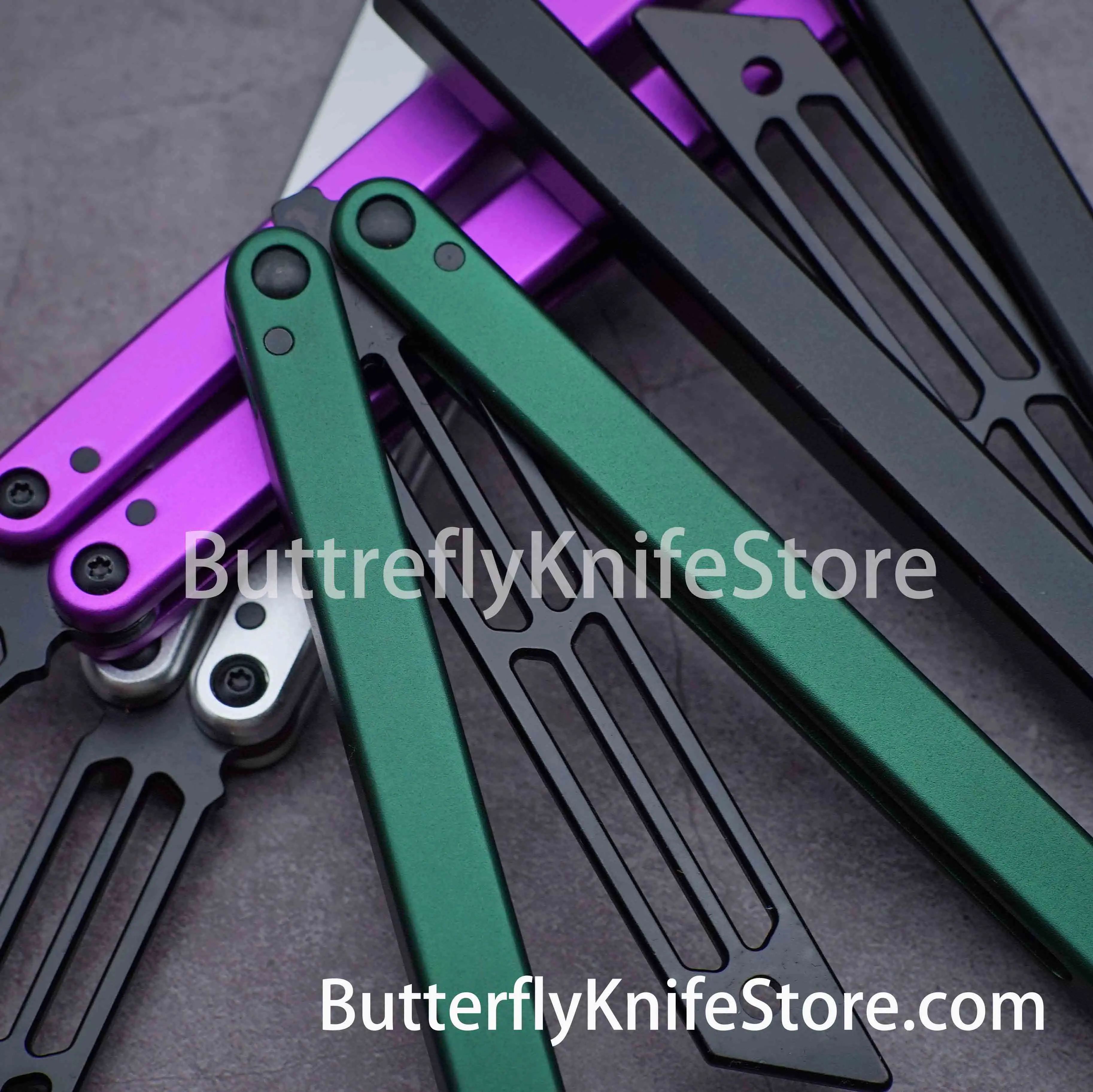 Squid Triton Clone Balisong Flipper Trainer Knife Butterflyknifestore Baliplus Bushing System Aluminum Handle CNC Safe EDC | Инструменты
