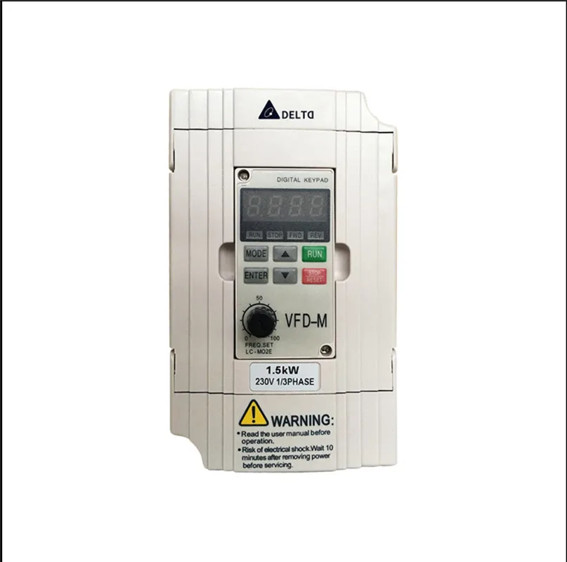 Новый инвертор Delta VFD015M21A 0 4 кВт/0 75 кВт/1 5 кВт выходная частота 1 400 Гц носитель