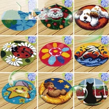 Набор ковриков с защелкой для вышивки начинающих цветок ковер с животными Подушка KYY8983