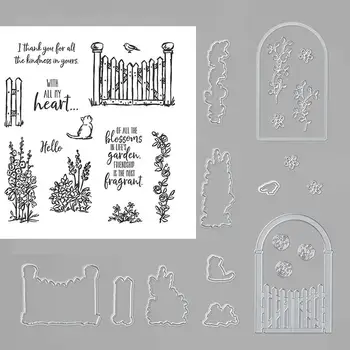 

Metal Cutting Dies and Stamp Set For DIY Scrapbooking Embossing GARDEN Card Making Cutting Crafts Stencil Dies 2020