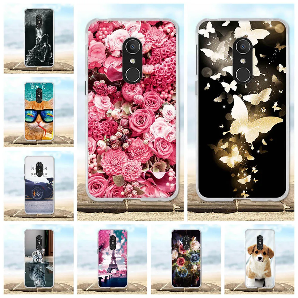 Для Alcatel 1C 1 C 2018 чехол Защитная мягкая силиконовая Задняя накладка из ТПУ с милым