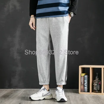 

Casual pants men's ankle-length pants Tide brand 2020 autumn trend beam foot guard pants sports pants