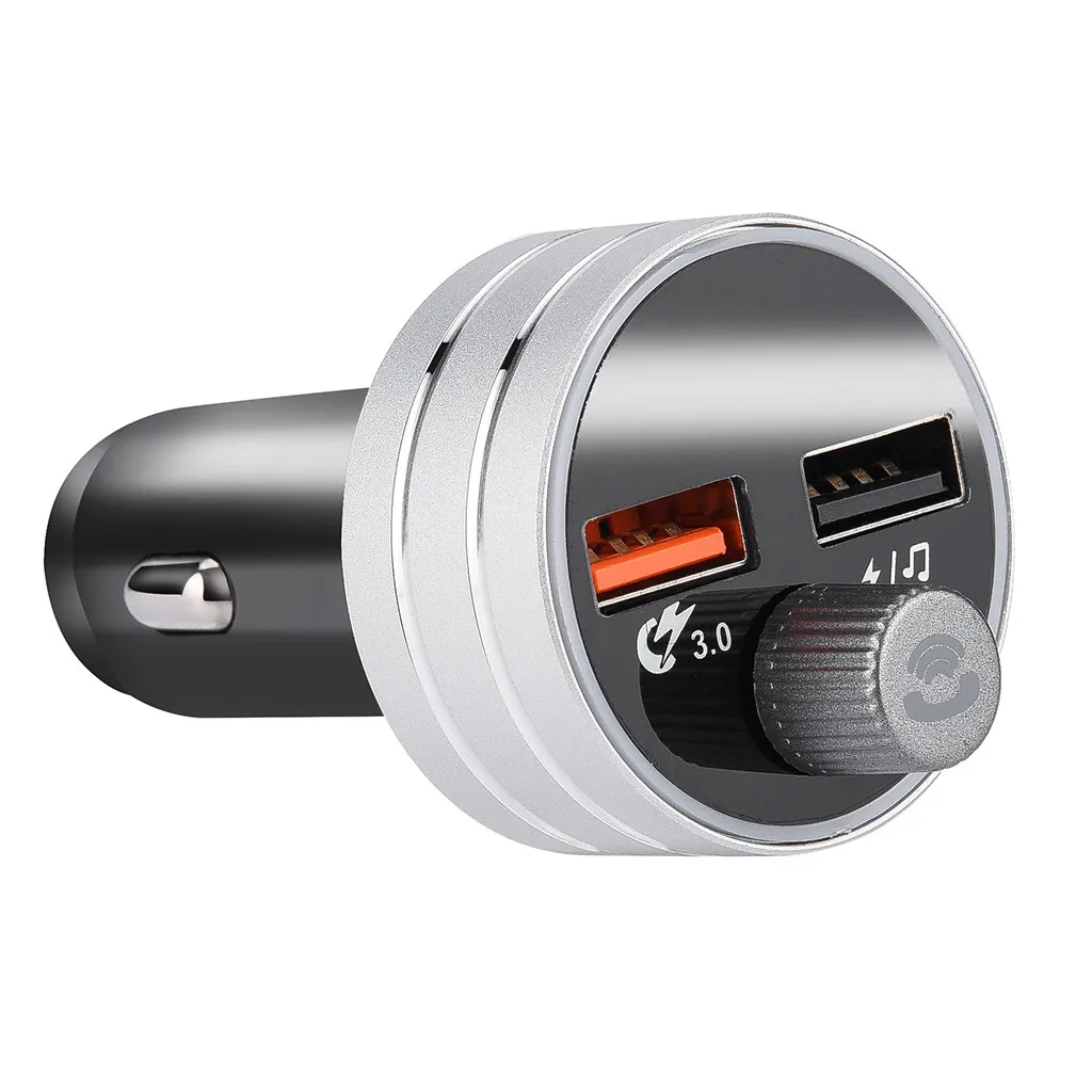 Автомобильный беспроводной FM USB передатчик зарядное устройство для быстрой зарядки радио адаптер ЖК-дисплей аксессуары для автомобильного зарядного устройства# PY10