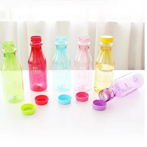 

Unbreakable Water Bottle Portable Leakproof Cycling 550ml BPA Free Plastic