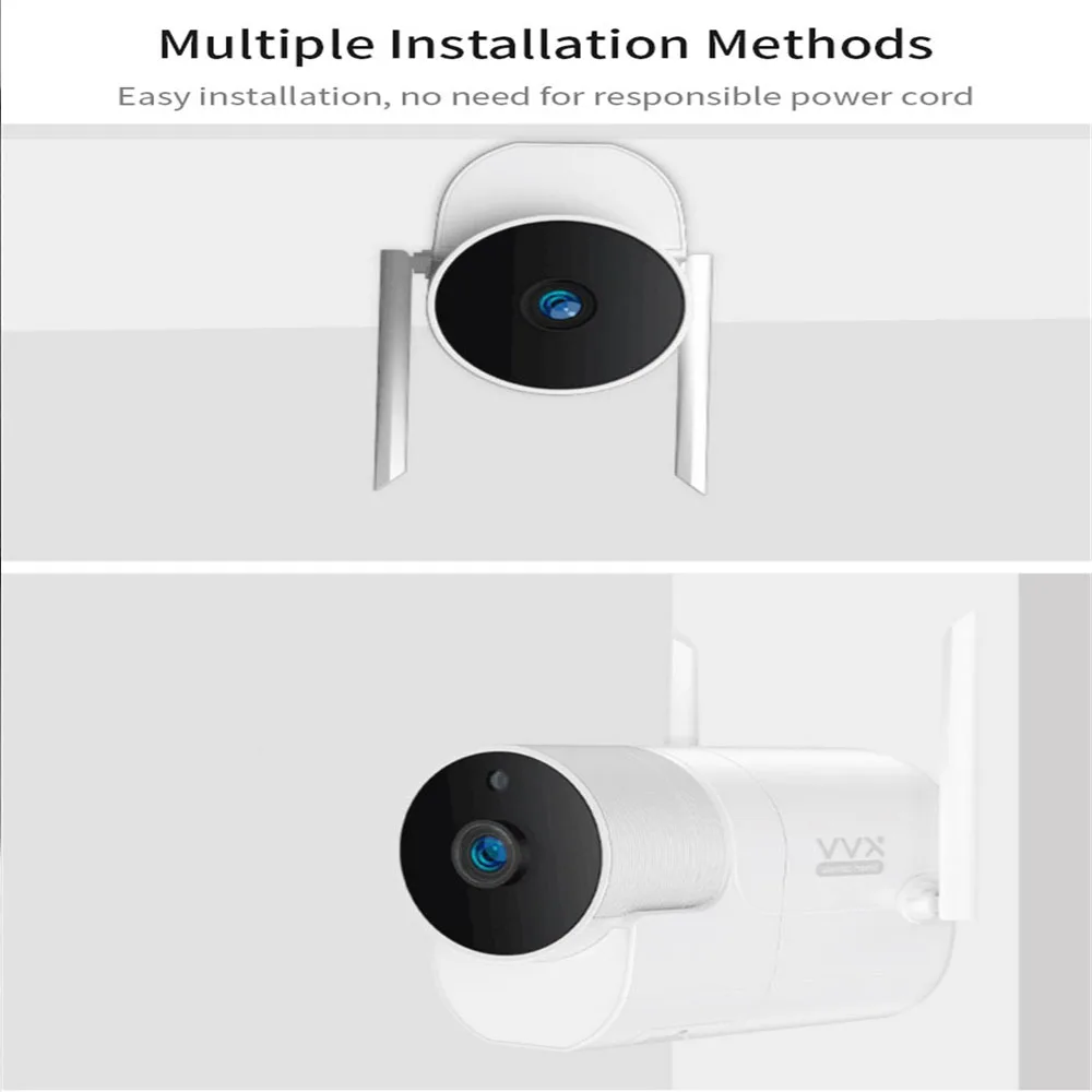 Xiaomi Автомобильная наружная домашняя панорамная камера видеонаблюдения Wifi 1080P 180 градусов широкоугольная Водонепроницаемая камера безопасности для Xiaomi