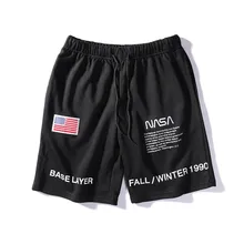 2021 европейский и американский космонавты сустав пляж брюки флаг вышивка мастерство высокий стрит мода бег шорты мужские