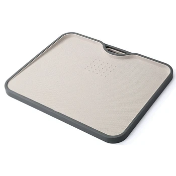 

Eco Wheat Straw Cutting Board Gourmet Chopping Board With Grinding Garlic Tool Cooking Kitchen Gadgets Accessories
