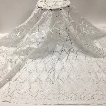 

2020 New arrival african Bazin riche fabric with beads embroidery lace / bazin riche dress material Nigerian lace 12L18-11